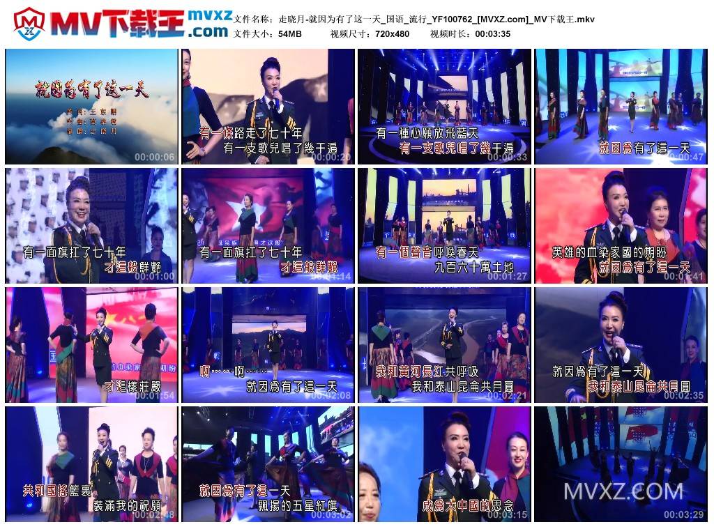走晓月-就因为有了这一天_国语_流行_YF100762